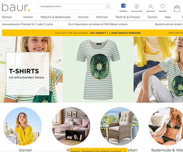 Baur Gutschein »